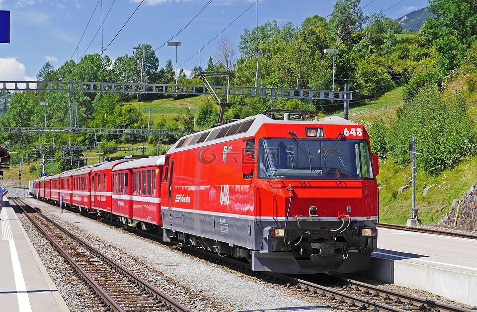 瑞士,雷蒂亚铁路,filisur