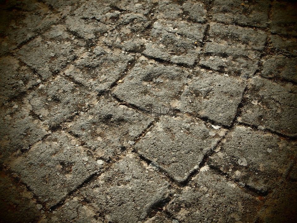 铺路石,土壤,踩
