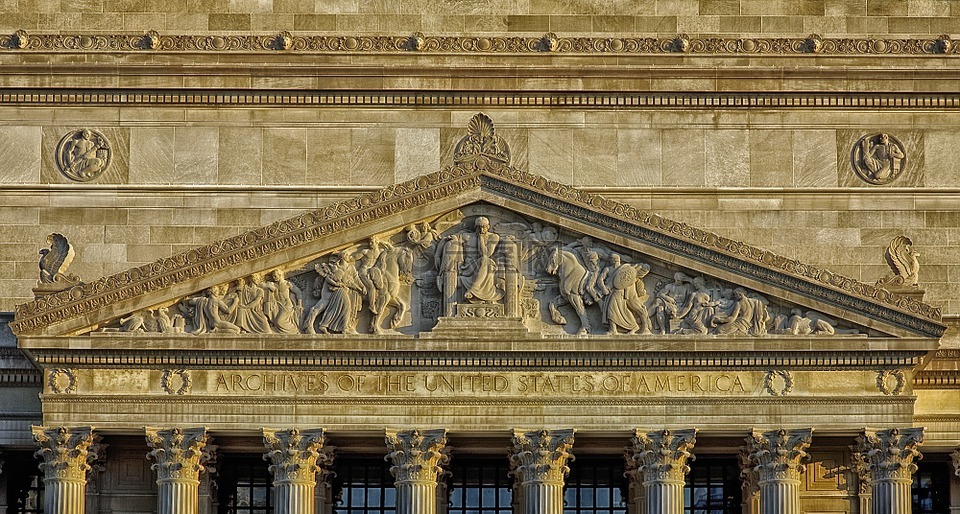 国家档案馆,华盛顿特区,建筑细节