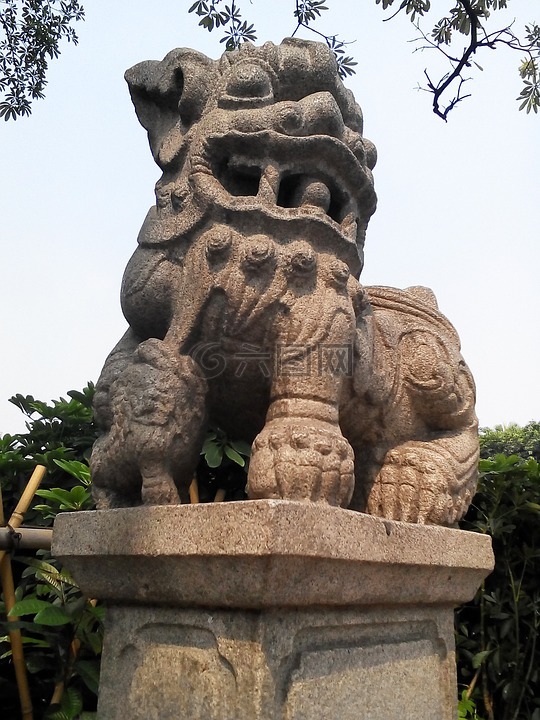 中国风,石狮,文化