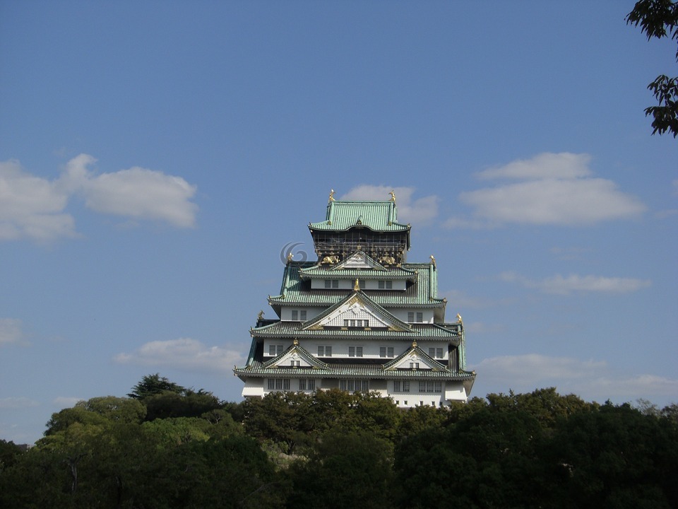大阪城堡,城堡塔,金城