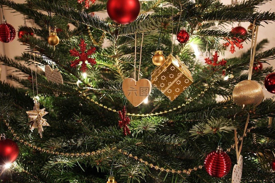 圣诞节,树装饰,圣诞饰品