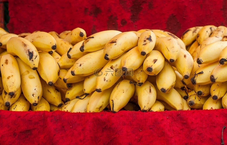 香蕉,出售,水果