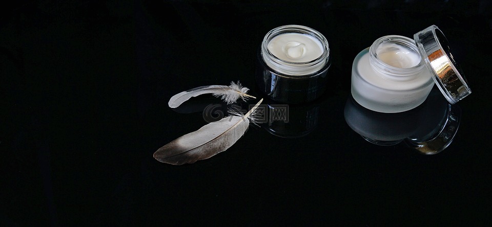 化妆品,面霜,鸟类的羽毛