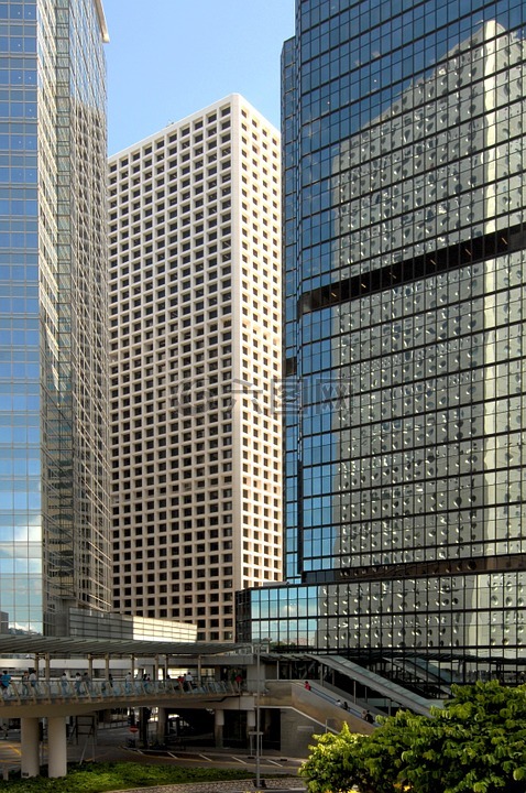 香港,摩天大楼,架构