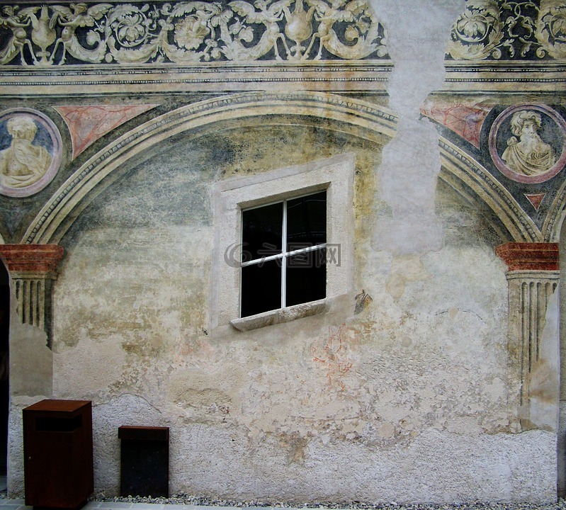 倾斜窗口,中世纪建筑,体系结构
