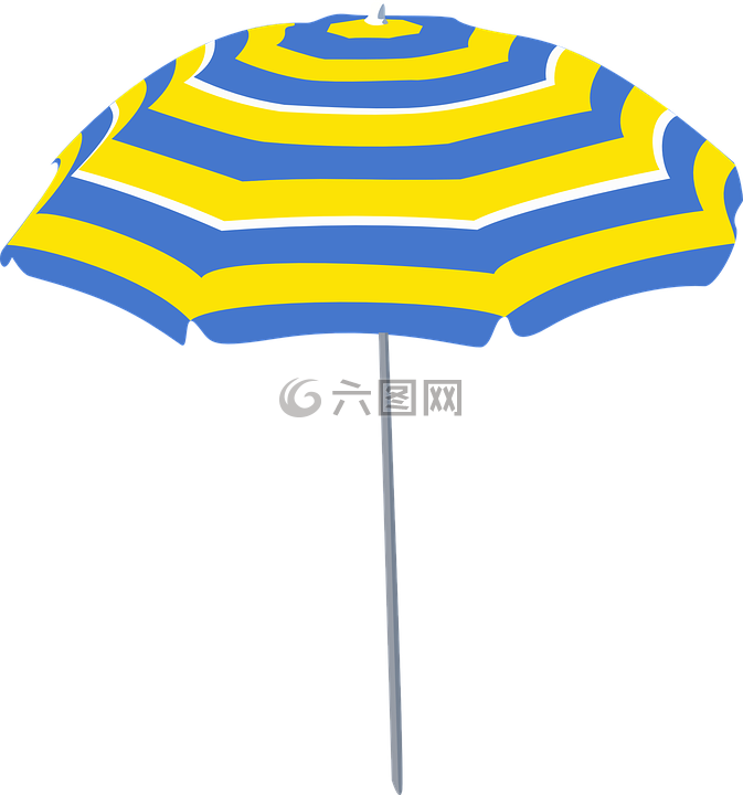 遮阳伞,伞,蓝色