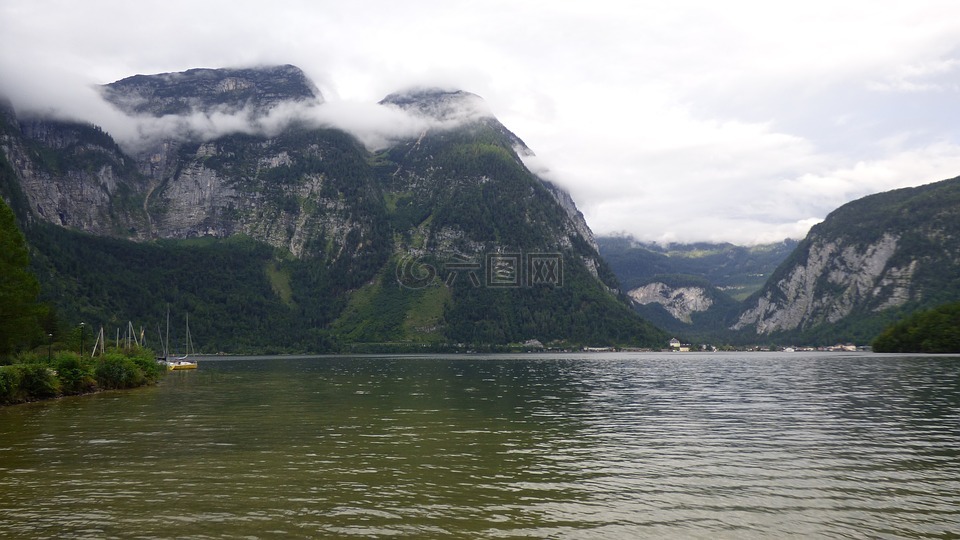 hallstätter见,湖,hallstatt