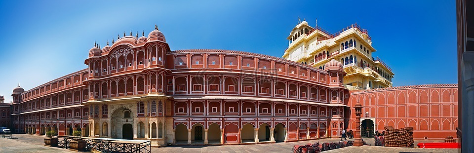 王的宫殿,斋浦尔,印度