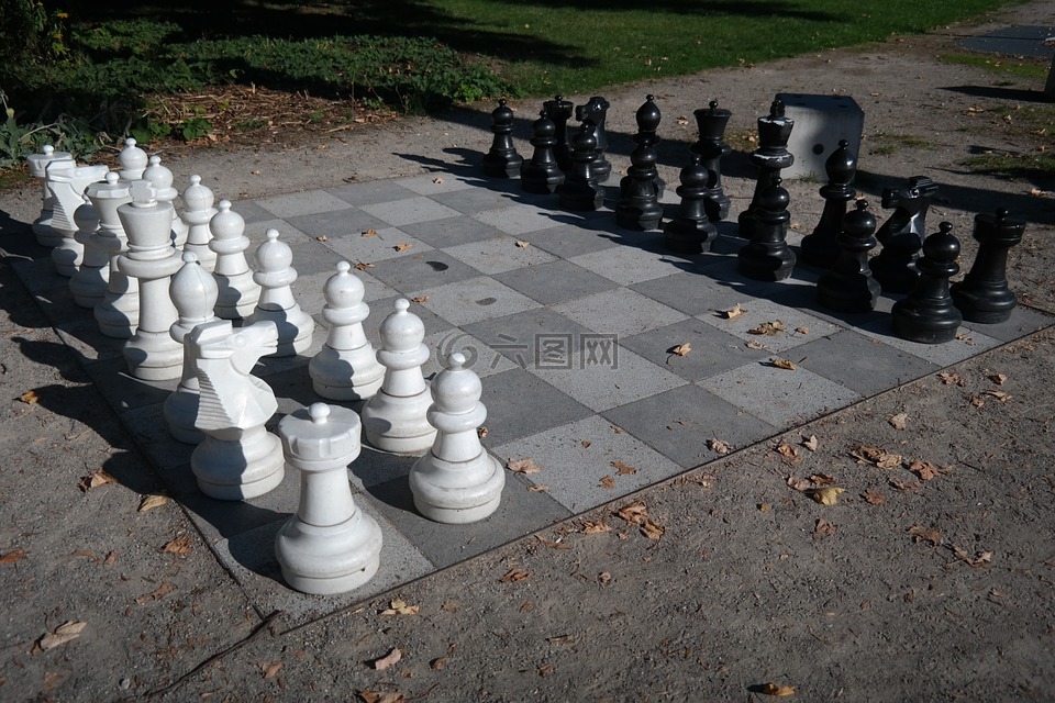 象棋,棋盘,棋盘上的棋子