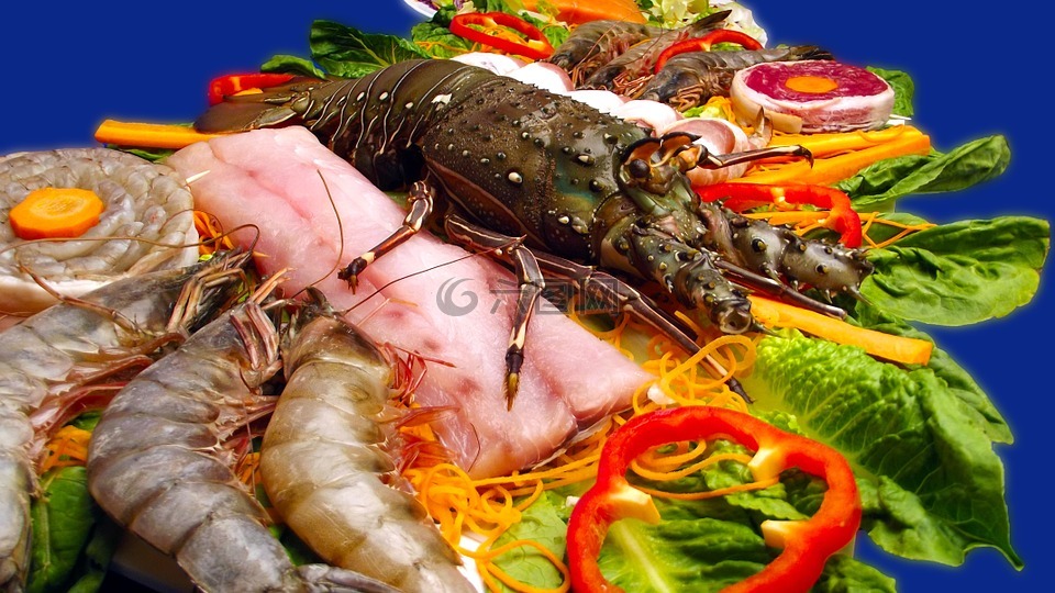 海洋食品,虾,龙虾
