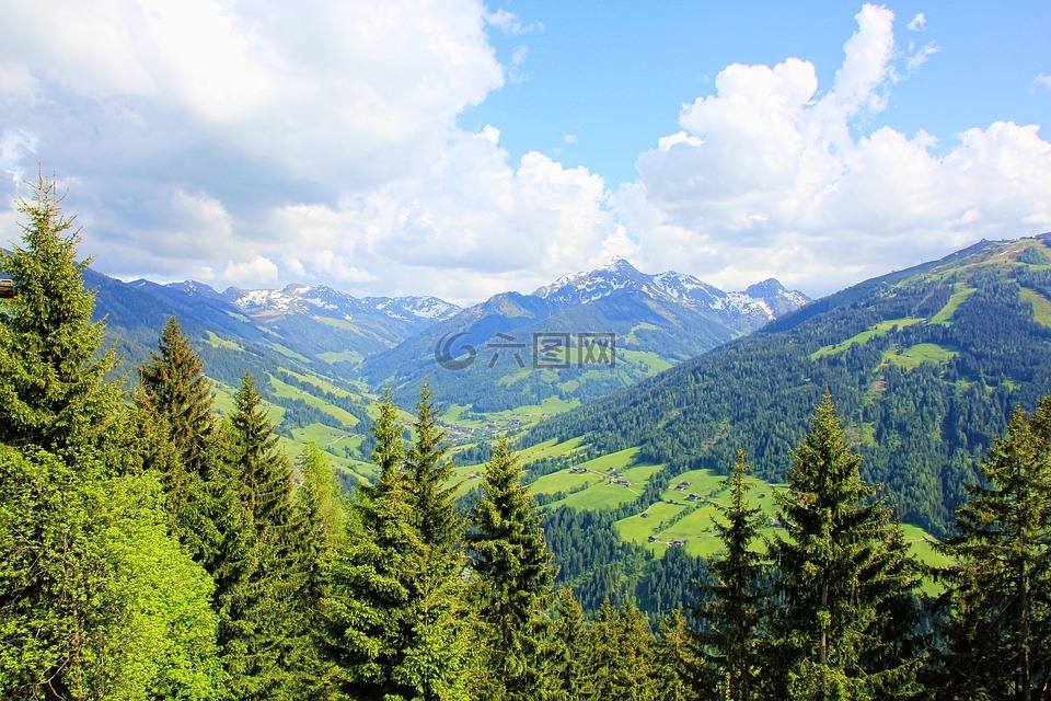 景观,山世界,奥地利