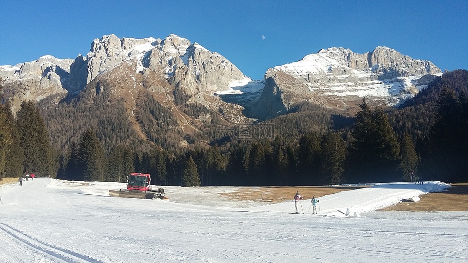 阿尔卑斯山,白云岩,麦当娜-di-campiglio