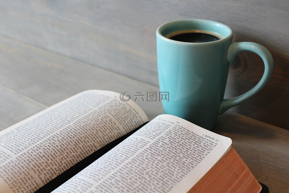 圣经,研究,咖啡