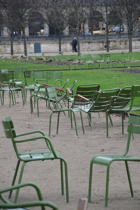 椅子,冬季花园,卢森堡
