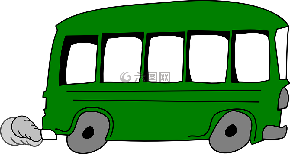 穿梭巴士服务,总线,绿色