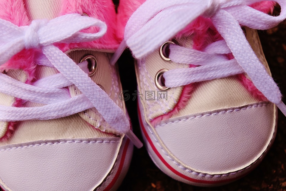 婴儿鞋,小,婴儿