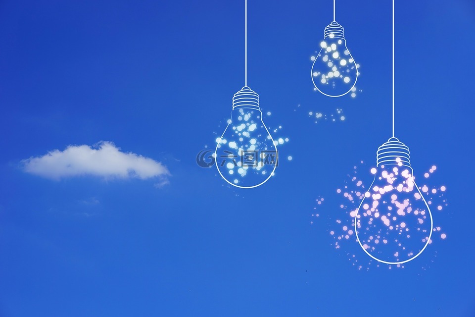 主意,灯泡,启示