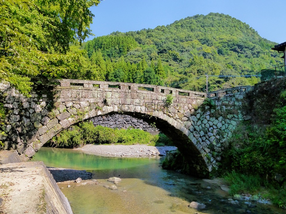石桥,桥,日本
