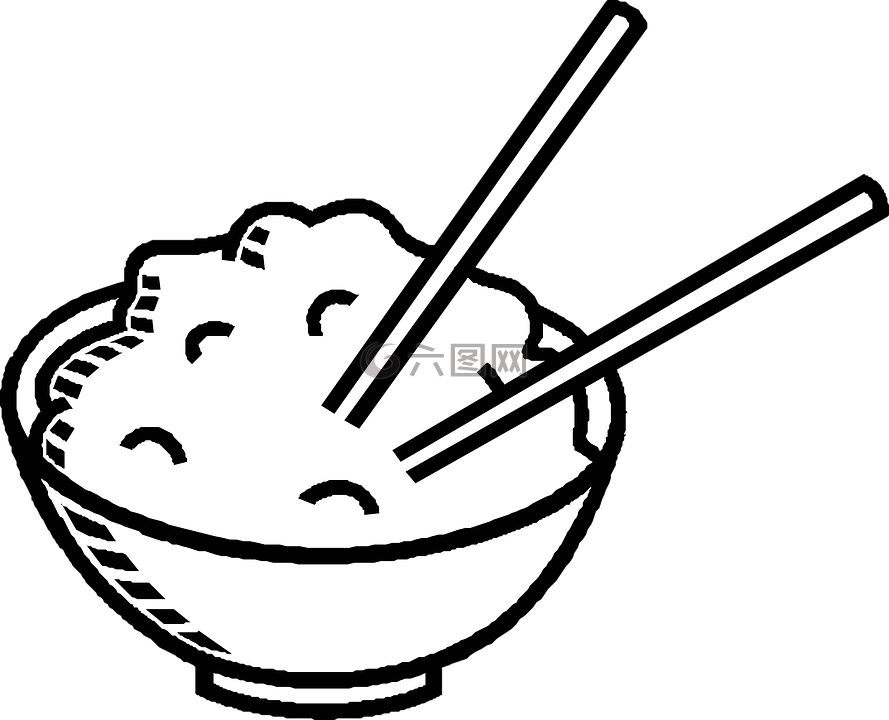 筷子,中国食品,碗