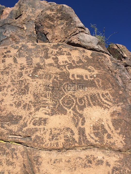 象形文字,亚利桑那州,古代