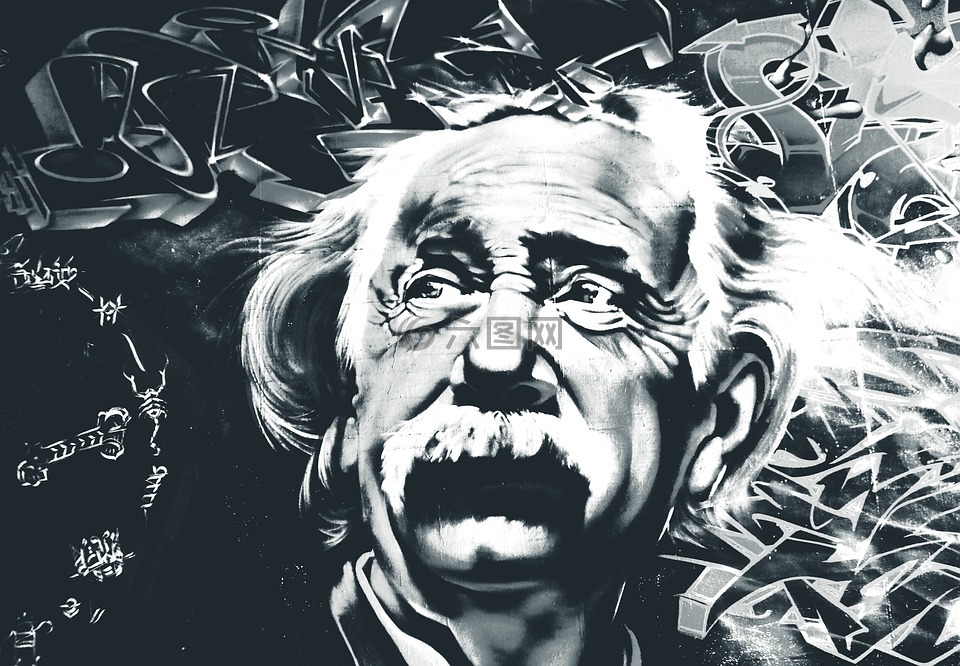 爱因斯坦,阿尔伯特 · 爱因斯坦,街头艺术