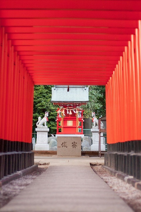 神殿,日本,路