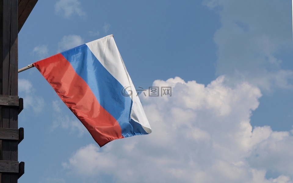 旗,俄罗斯,三色