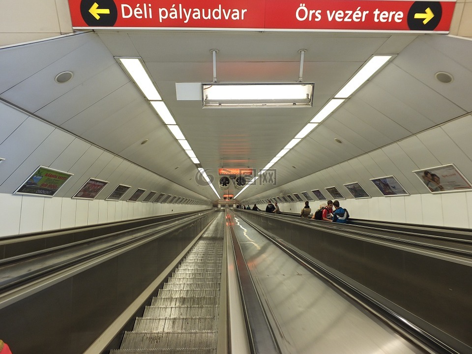 地铁,布达佩斯,座椅式升降机