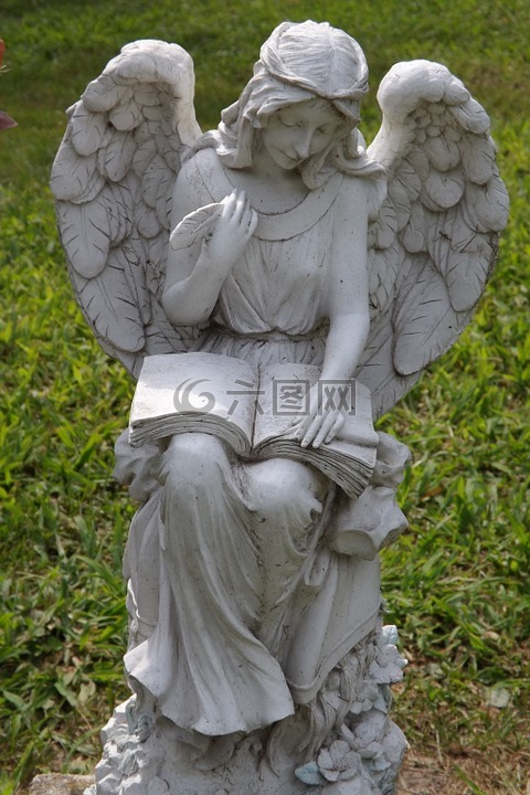 天使,墓碑,死亡