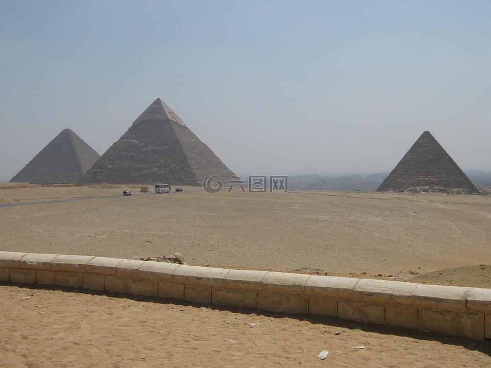 埃及,吉萨,金字塔