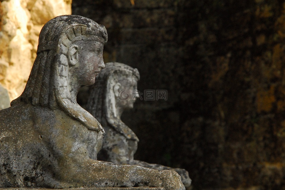 狮身人面像,斯芬克斯,雕像