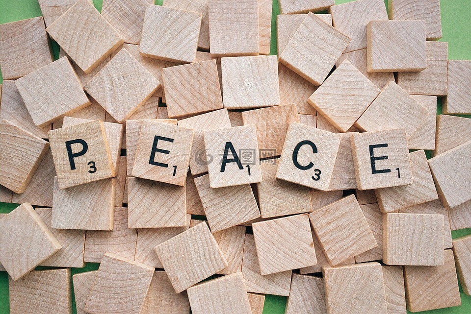 和平,字,拼字游戏