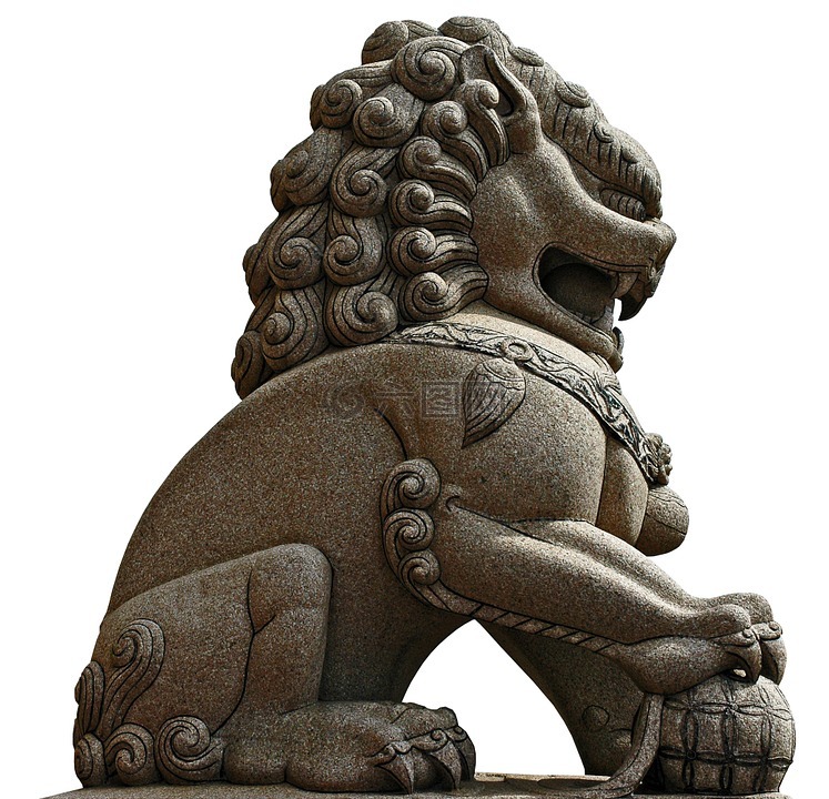 石像,雕塑,狮子