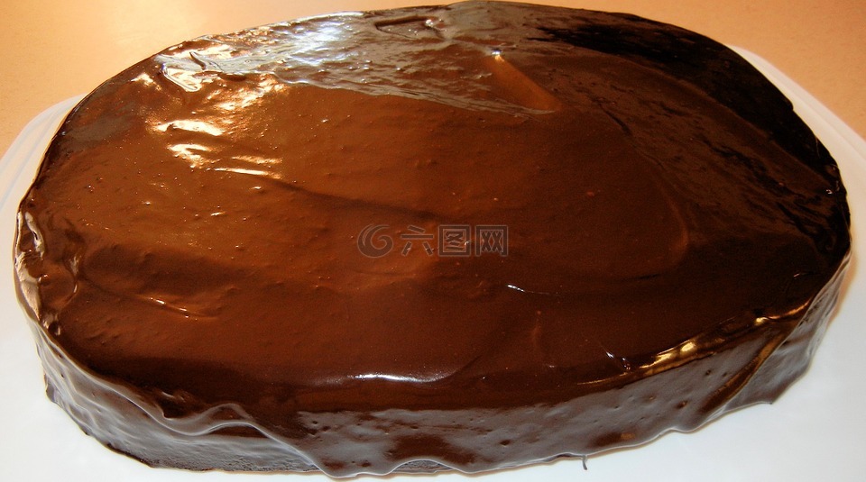 巧克力伽纳彻,磅蛋糕,甜品类食品