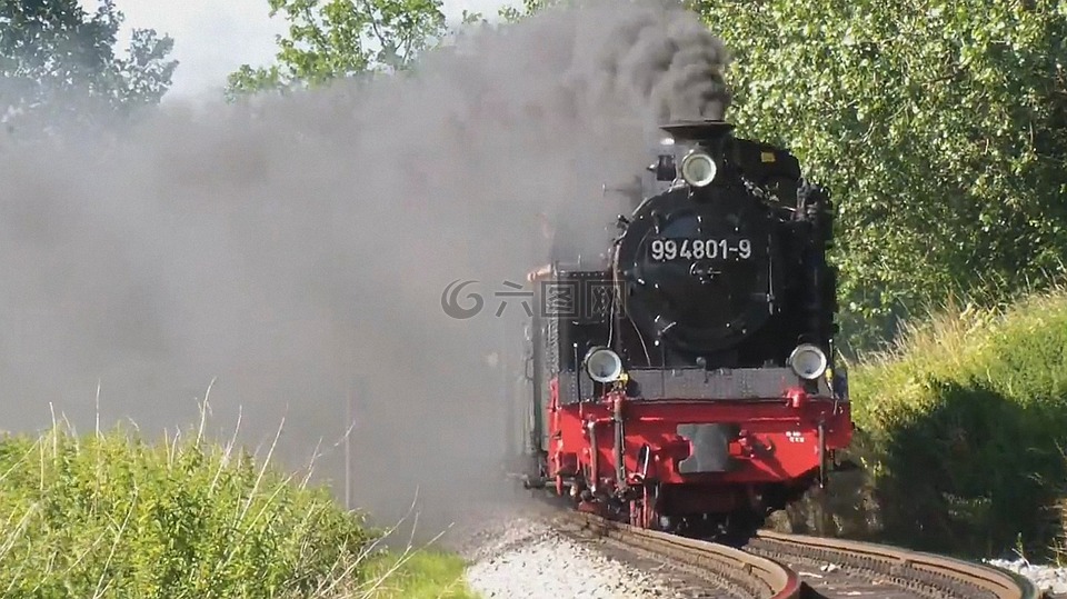 蒸汽机车,rasender 罗兰,尔根