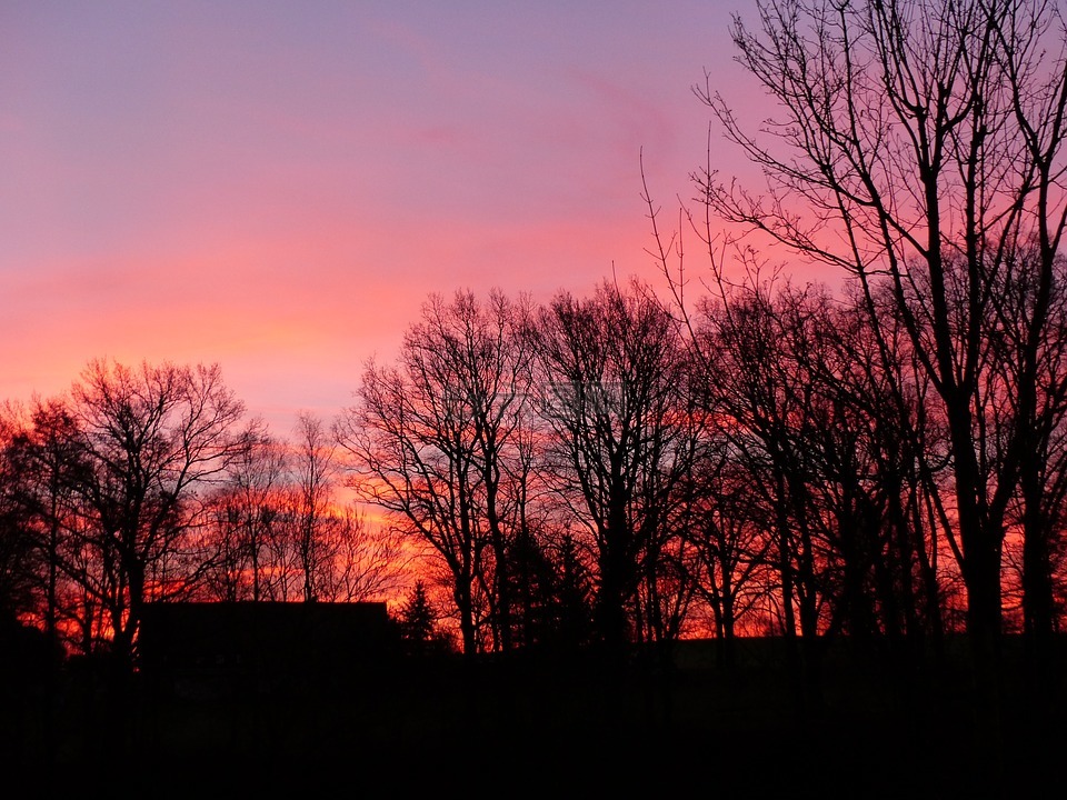 morgenrot,性质,天空