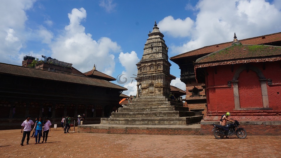 寺庙,塔,尼泊尔