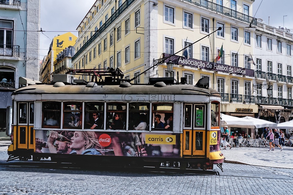电车,里斯本,葡萄牙