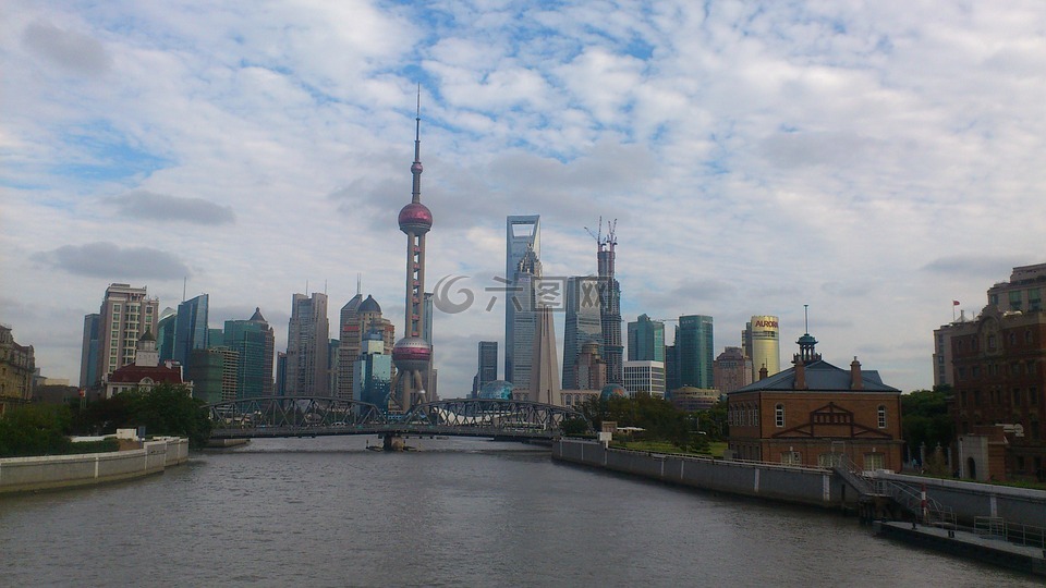上海,风景,中国