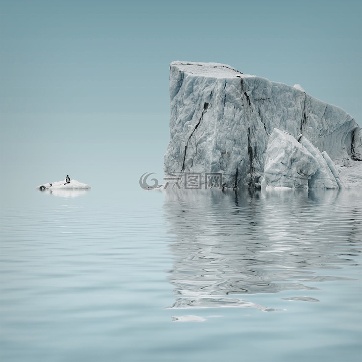冰山一角,冰川,南极洲