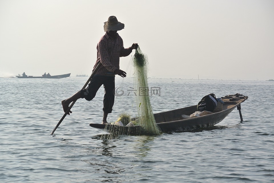 缅甸,渔