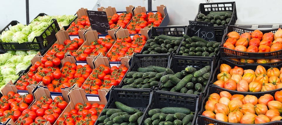 市场,蔬菜,超市