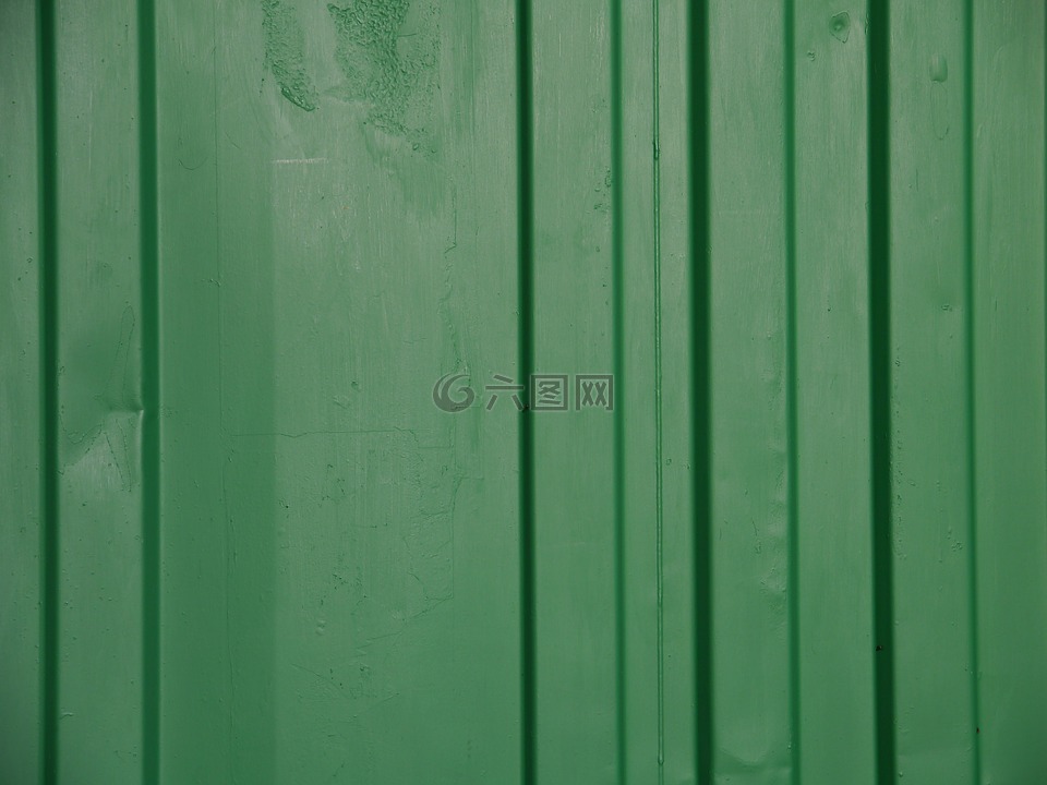 墙,绿色,木