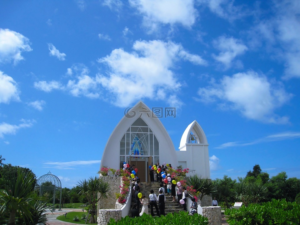 石垣岛,教会,婚礼