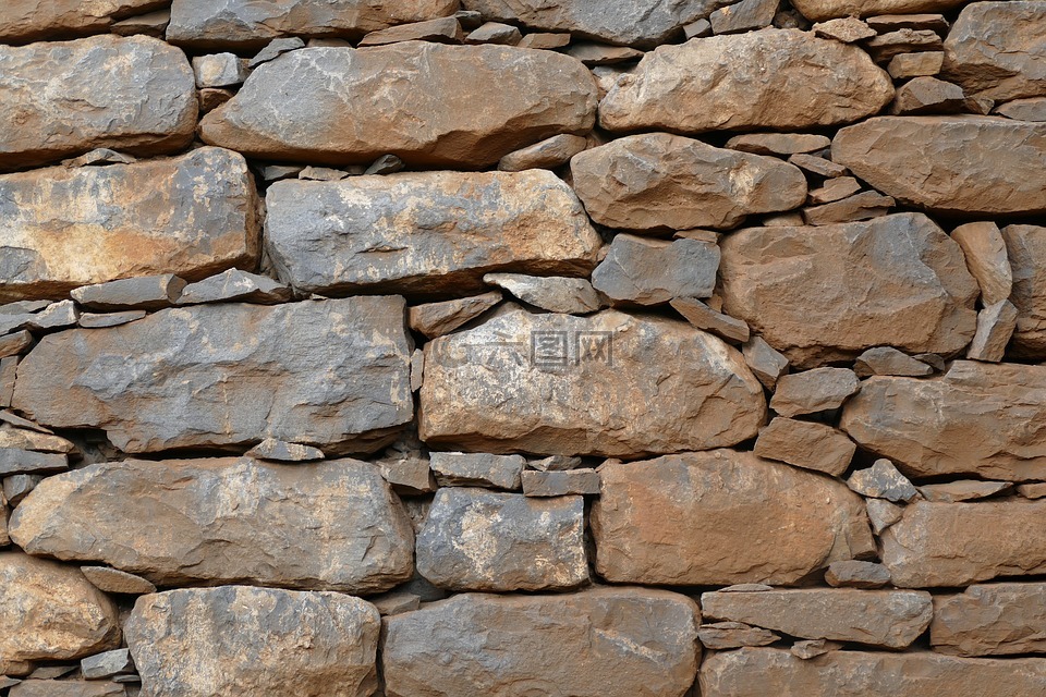 墙,石头,灰色