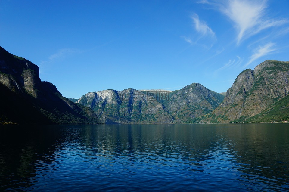 挪威,九月,山