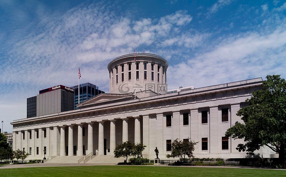 俄亥俄州议会大厦,资本,里程碑