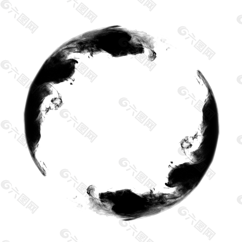 黑色水墨中国风装饰