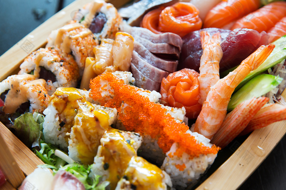 鱼生刺身与寿司